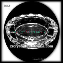 K9 Clear Crystal Ashtray with Round Shape